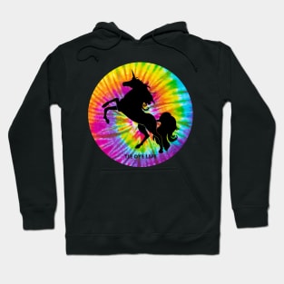 Unicorn Tie Dye Life Hoodie